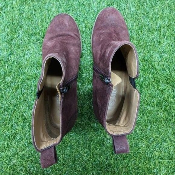 Franco Sarto Hancock Chelsea Ankle Booties Leather Boots Women's Shoes Size 7 - Picture 5 of 10